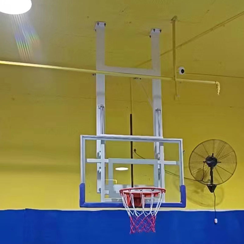 室内壁挂式篮球架